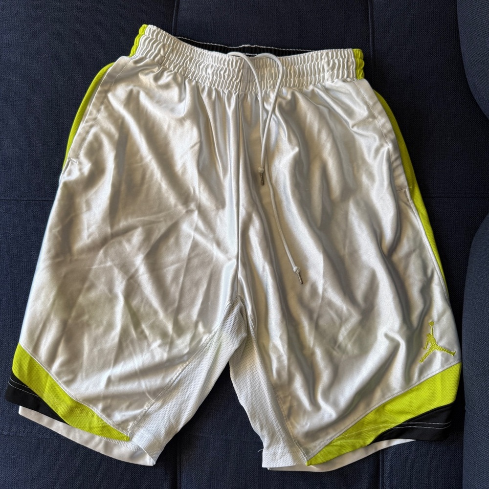 Jordan White Basketball Shorts